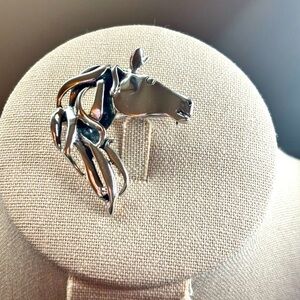 Silpada Vintage Sterling Silver 925 Horse Head Pendant Brooch